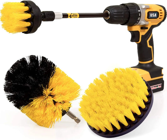 Electric Scrubber Brush Drill Brush Kit
Plastic Round Cleaning Brush Set
Nylon Brushes for Carpet, Glass, Car Tires