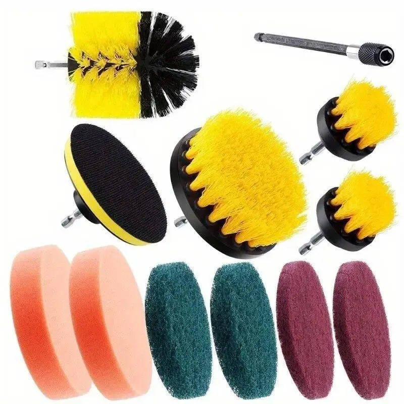 Disc Brush Cleaning Set with Electric Drill Brush - 13pcs