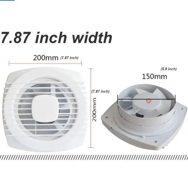 6 inch Exhaust Extractor Fan for Bathroom Toilet Kitchen Wall Mounted
7 inch Ventilating Strong Exhaust Extractor Fan for Window Wall
4 inch Silence Ventilating Extractor Fan for Bathroom Toilet Kitchen