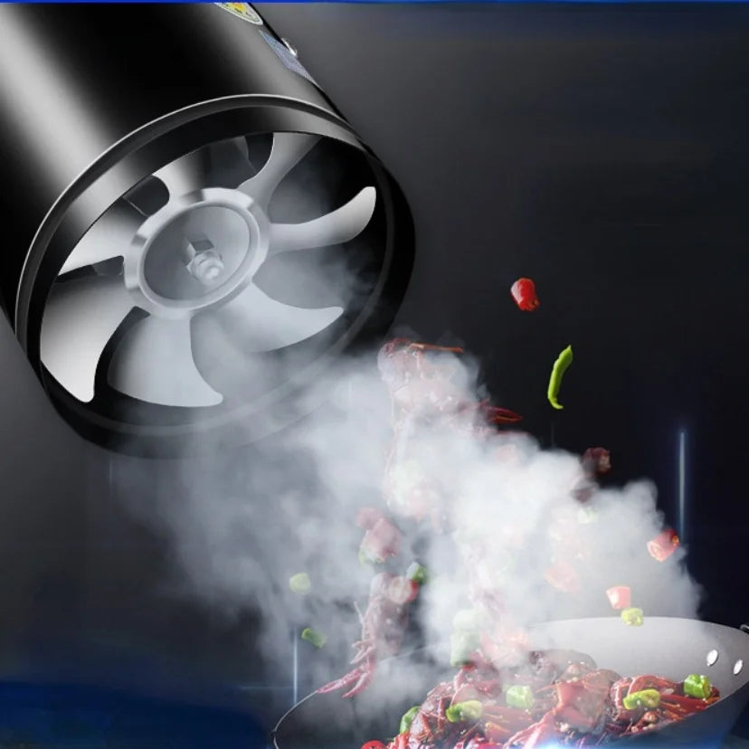 Pipe kitchen toilet exhaust fan louver exhaust fan air ventilation ceiling booster Blower metal exhaust fan