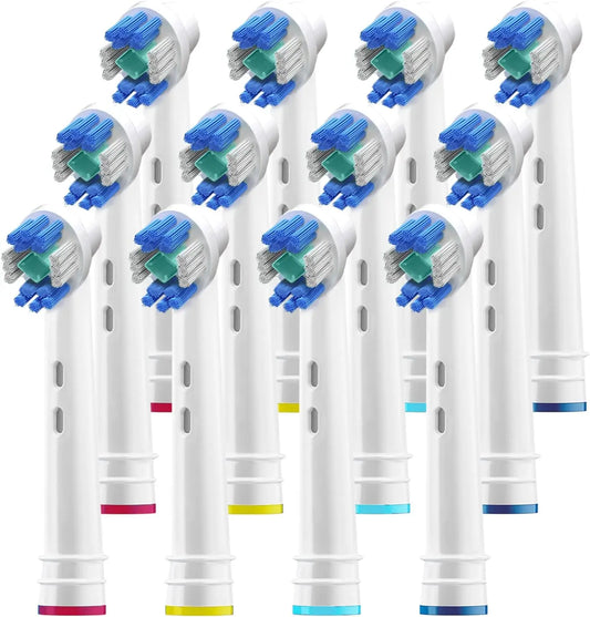 3D White Electric Replacement Toothbrush Heads - Compatible with Most Oral-B Electric Toothbrushes