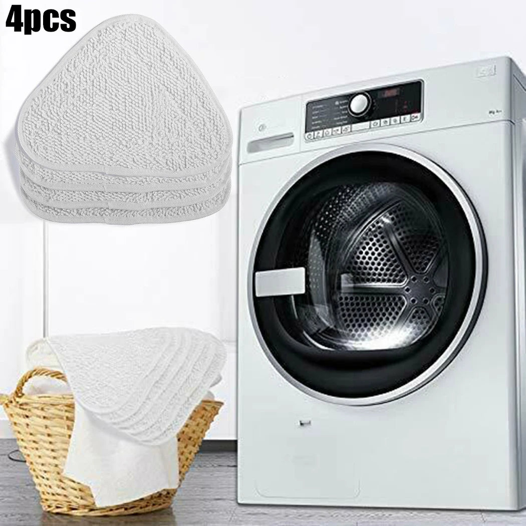 4 Pcs Microfiber Pad Replacement Covers For Vileda Steam Cleaner 100 Hot Spray Mop