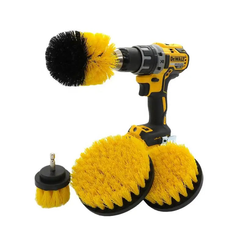 1. 4-in-one Electric Brush
2. Yellow Car Wash Brush
3. Car Drill Cleaning Brush Kit
4. Automatic Cleaning Brush Suit