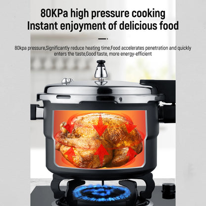 4L-10L Ultra-Durable Stainless Steel Pressure Cooker
Pressure Cooker for Gas and Induction Stoves
Non-Stick Coating Pressure Cooker
Safety Features Pressure Cooker