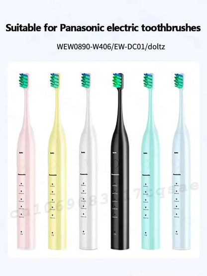 Panasonic Replacement Toothbrush Heads For EW-DC01/DC12/EW1031/DE92/PDL54/PDP51/WEW0980 Vacuum DuPont Nozzle Brush Heads