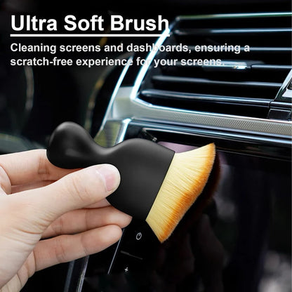 Car Detailing Cleaning Brush Set
Conditioner Air Outlet Brush
Soft Fur Clean Brushes
Crevice Dust Removal Brush