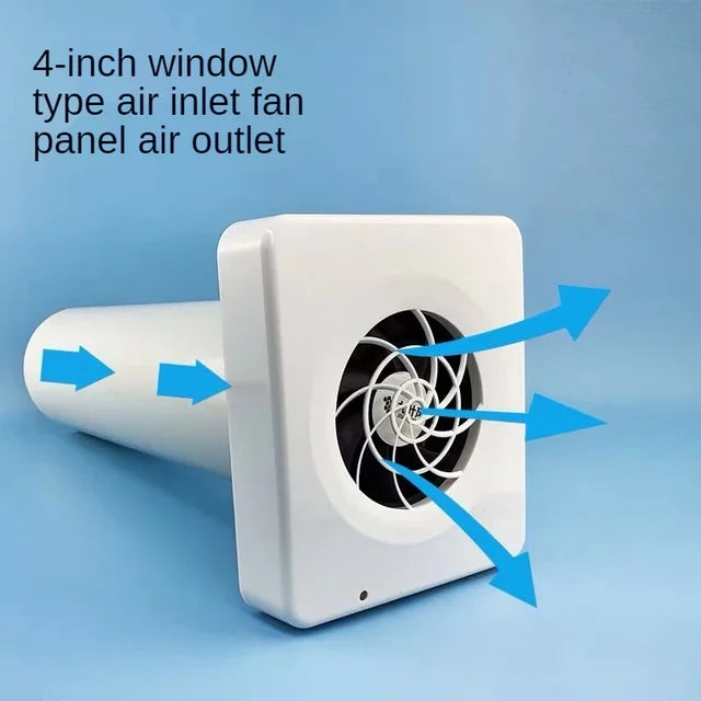 Electric Exhaust Fan Ventilation Kitchen Ceiling Window Wall Air Extractor Ventilator Attic Pipe Inline Fan