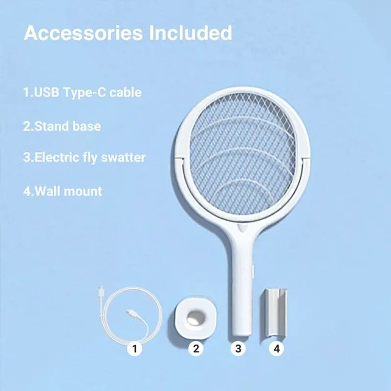 Fast Charging Electric Mosquito Swatter.