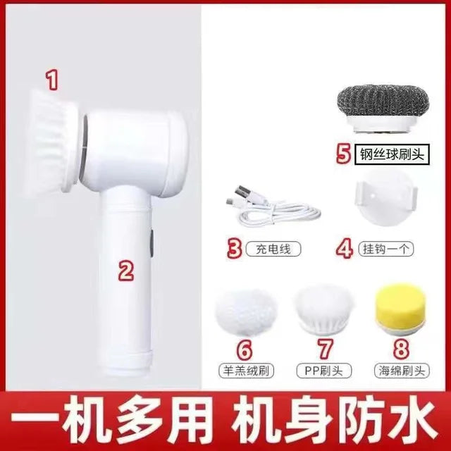 1. Electric Cleaning Brush Set
2. Manual Sponge Cleaning Brush
3. Multi-functional Cleaning Brush
4. Rechargeable Cleaning Drill Brush
5. Kitchen Bathroom Toilet Cleaning Brushes