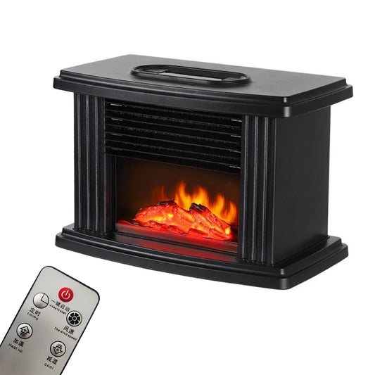 500W Electric Heater For Room Portable Fireplace DesktopHome Heater With Remote Control EU/US/UK Plug Fan Heater Office Radiator.