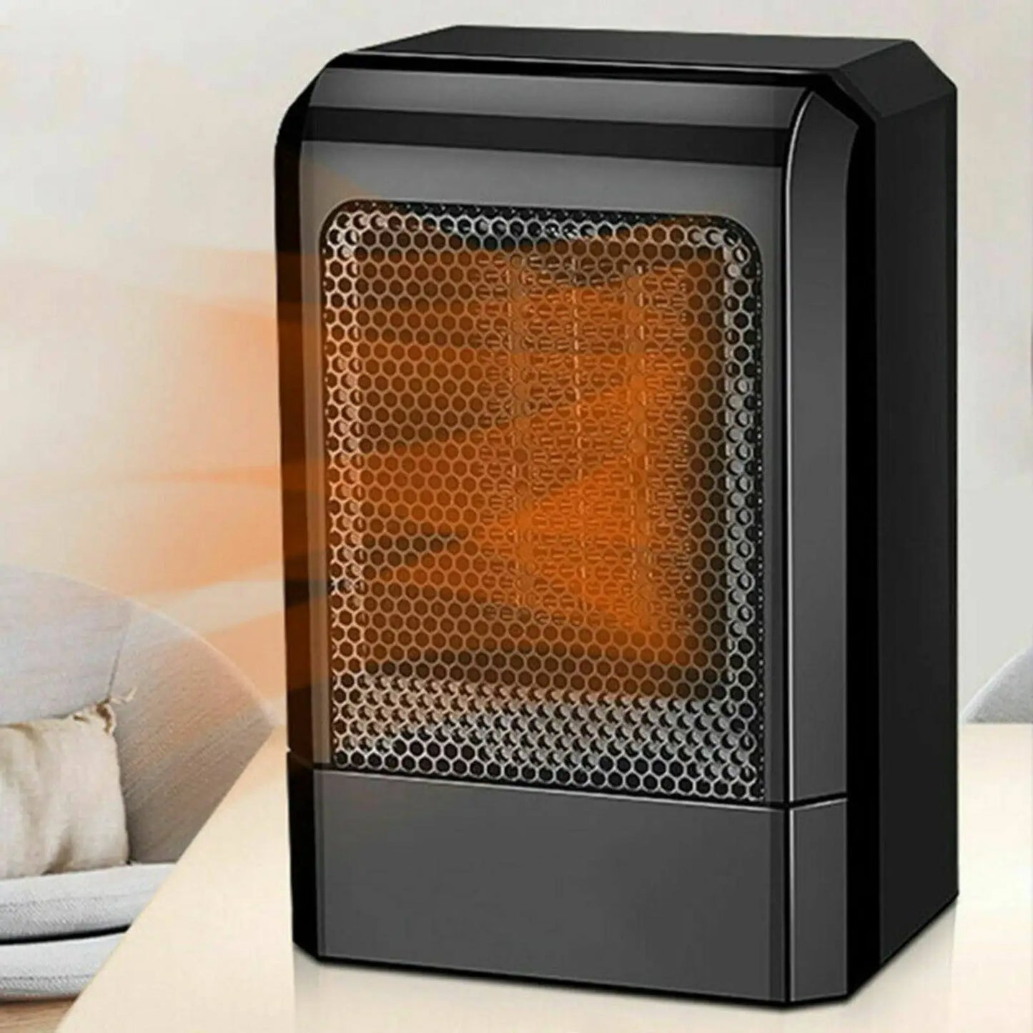 500W Mini Ceramic Electric Heater 
Office Space Heating Portable Fan 
Silent Winter Warm Keeping Equipment