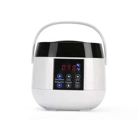 Body Hair Removal Melting Pot Touch Button Smart LCD Display Wax Heater Electric Waxing Machine With Hard Beans Kit Set.