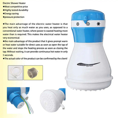 Electric Heaters With Shower Head Instant Water Heater 110V/220V Non impounding Heaters Electric Water Heating for Bath