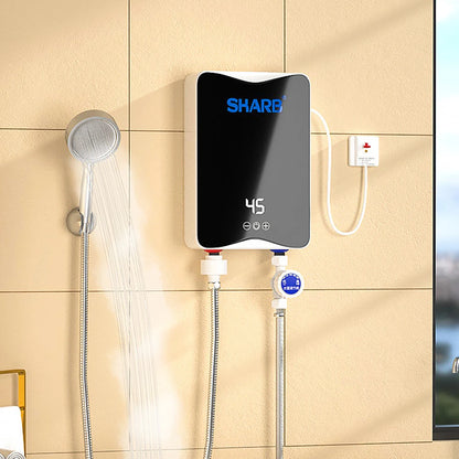 Instant Tankless Electric Hot Water Heater with LCD Display
