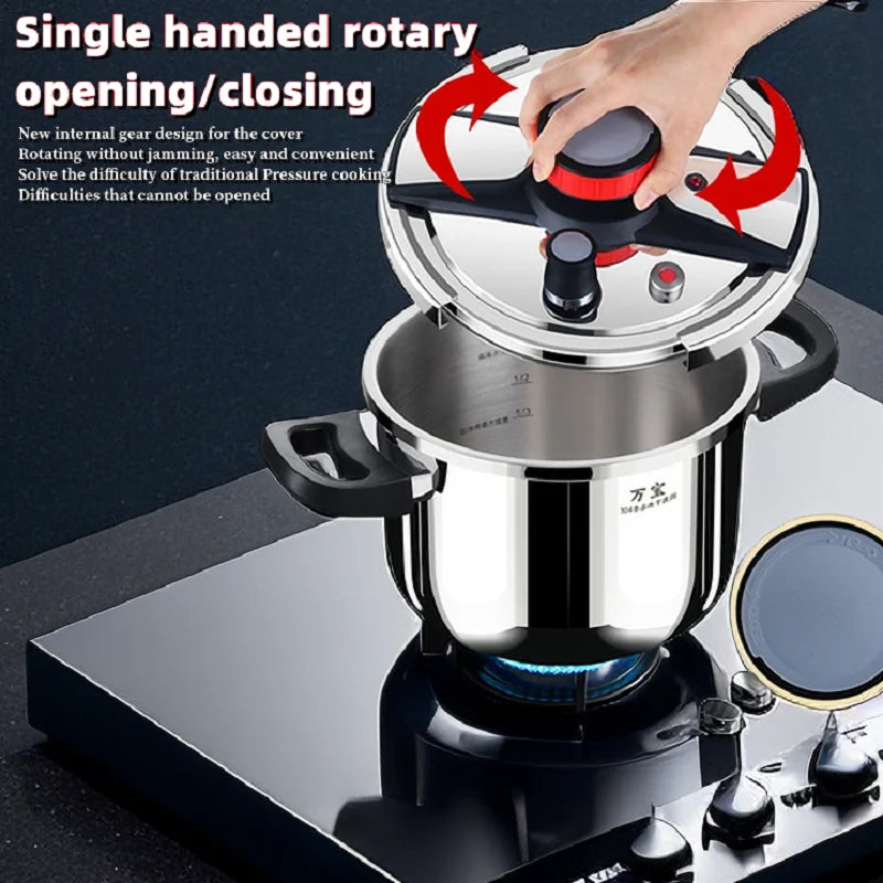 5L/6L Gas Stove Pressure Cooker
Explosion-proof Stainless Steel Pressure Pot