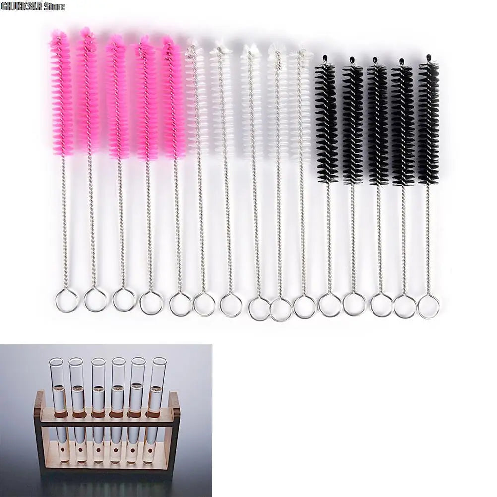 5Pcs Multi-Functional Lab Chemistry Test Tube Bottle Cleaning Brushes Cleaner
