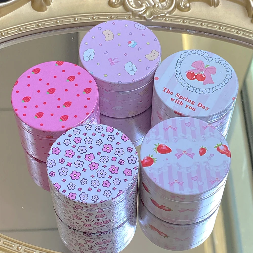 1. Pink Grinder 40mm Strawberry Pattern Crusher
2. Pink Grinder 50mm Strawberry Pattern Crusher
3. Pink Grinder Girly Gift Smoking Accessories