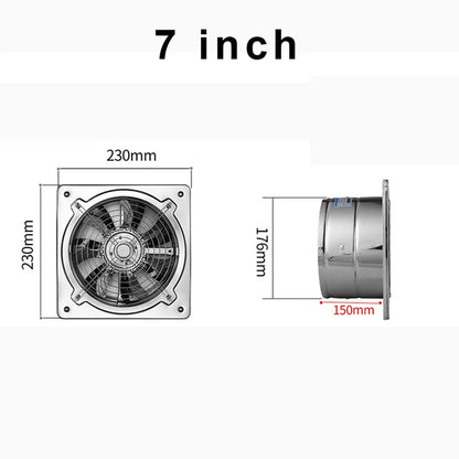 Stainless Steel Kitchen Ventilator Exhaust Fan
