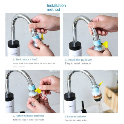 6-Layer Water Filter Tap Purifier for Faucet Kitchen Household Water Filter