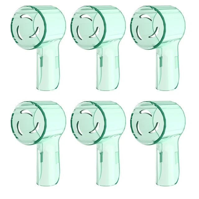 6 Pack Toothbrush Heads Dustproof Cover Compatible For Oral B - Fits For Oral-B IO Series - Convenient Travel