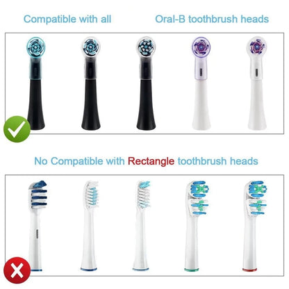 6 Pack Toothbrush Heads Dustproof Cover Compatible For Oral B - Fits For Oral-B IO Series - Convenient Travel