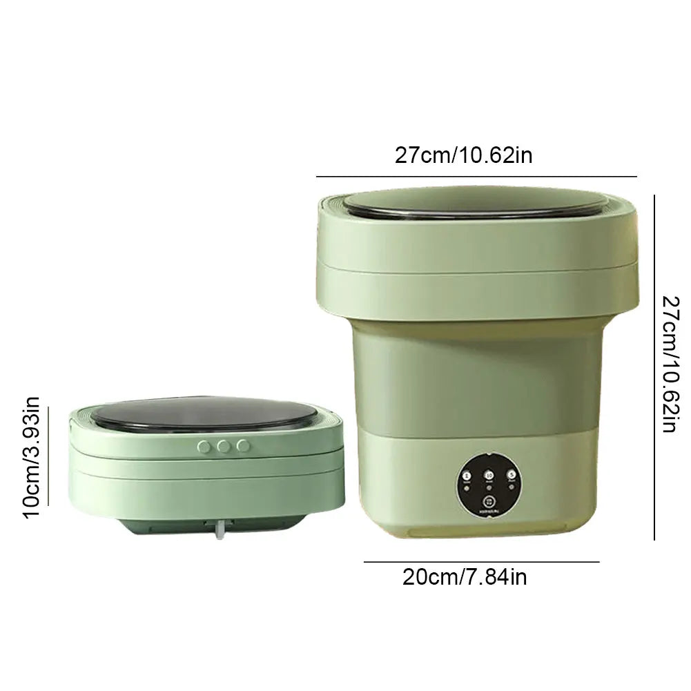 6L Mini Washing Machine with Spin Dryer Portable Washing Machine for Underwears/Socks/Baby Clothes for Apartment/Dorm Camping
Mini Washing Machine with Spin Dryer
Portable Washing Machine
Apartment/Dorm Camping
