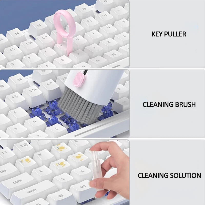 - Computer Keyboard Cleaner Brush
- Multifunctional Cleaning Kit
- Earphones Cleaning Pen
- Phone Cleaner
- Keycap Puller Set