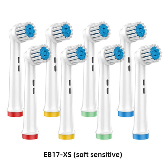 Electric Toothbrush Replacement Heads Soft Sensitive Tooth Brush Heads For Oral B Toothbrush Nozzles EB17-XS