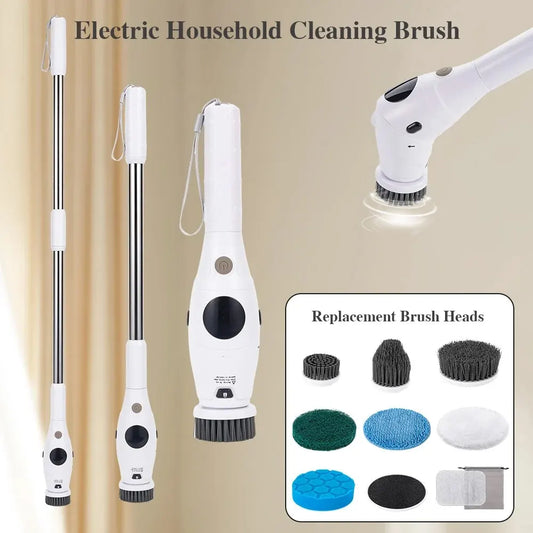 Household Electric Cleaning Brush Power Spin Scrubber
Kitchen Bathroom Toilet Cleaning Tool