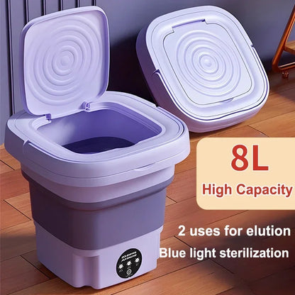 8L Folding Washing Machine
Household Portable Clothes Dryer