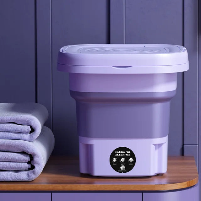 8L Portable Small Foldable Washing Machine
Spin Dryer For Socks Underwear Panties Washer
Household Mini Washing Machine