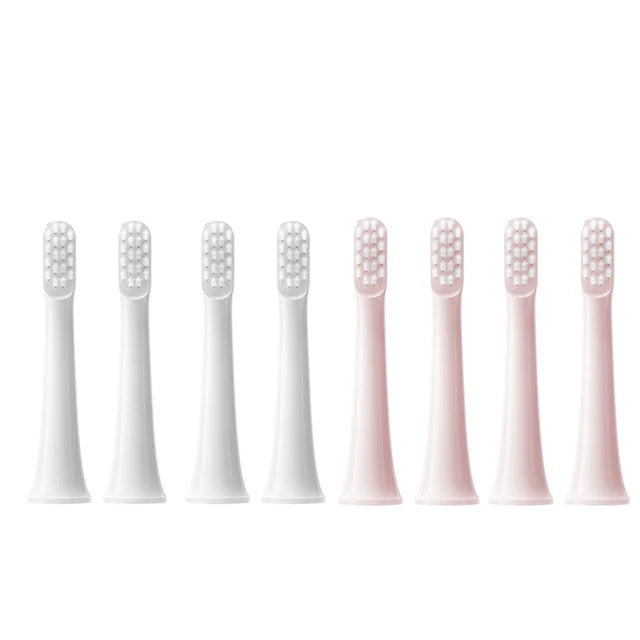 8PCS For XIAOMI MIJIA T100 Replacement Brush Heads Sonic Electric Toothbrush Vacuum DuPont Soft Bristle Suitable Nozzles. 
Replacement Brush Heads
Sonic Electric Toothbrush
Vacuum DuPont Soft Bristle
Suitable Nozzles