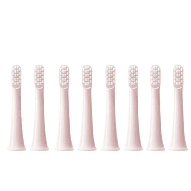 8PCS For XIAOMI MIJIA T100 Replacement Brush Heads Sonic Electric Toothbrush Vacuum DuPont Soft Bristle Suitable Nozzles. 
Replacement Brush Heads
Sonic Electric Toothbrush
Vacuum DuPont Soft Bristle
Suitable Nozzles