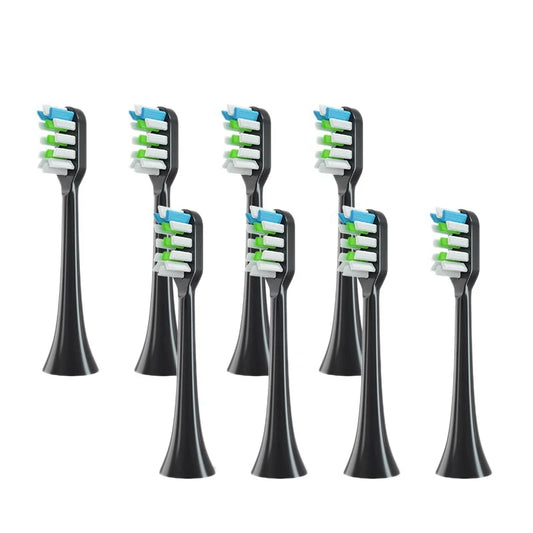 Replacement Toothbrush Heads for Xiaomi SOOCAS V1X3/X3U X1/X3/X5 Electric Tooth Brush Heads Black