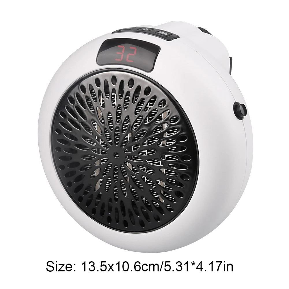 900W Electric Heater Fan Portable Mini Radiator Safety Desktop Warmer Machine