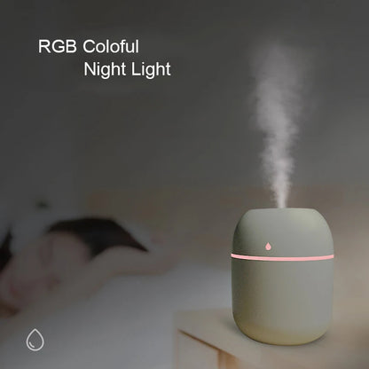 ABS Water Drop 220ML Small Air Humidifiers
USB 6-10H Spray Diffuser Aroma Essential Mist Maker