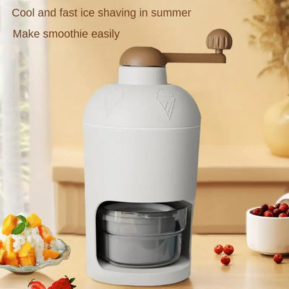 Abs+Stainless Steel Smoothie Machine
Ice Crusher Household Ice Maker White