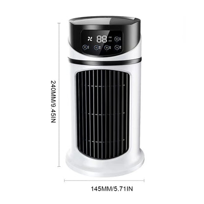 Air Conditioner Fan USB 6 Speeds Personal Evaporative Air Cooler Humidifier Multifunctional Cooling Fan for Home Office Bedroom. 

Product Name: Air Conditioner Fan USB 6 Speeds Personal Evaporative Air Cooler Humidifier
