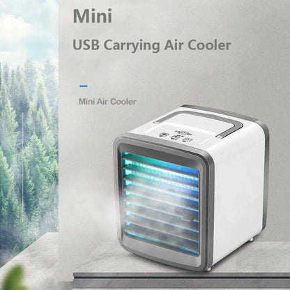 Portable Mini Air Conditioning USB Air Cooler Fan Humidifier Water Cooled Air Cooling Fan