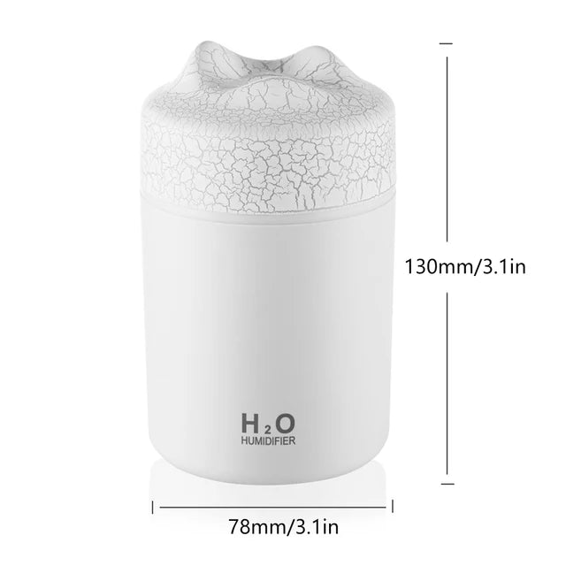 Air Humidifier Essential Oil Diffuser USB Rechargeable Car Freshener