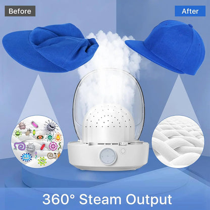 1. Automatic Cap Cleaner with Steam and Dry
2. Steam Cleaning & Ironing for Bucket Hats
3. Dryer for Trucker Hats