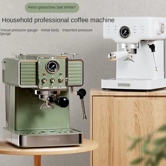 Baicui PE3690
Haiyan Xiaofang Retro Italian Coffee Machine
Home Full Semi Automatic
Small Integrated Commercial American