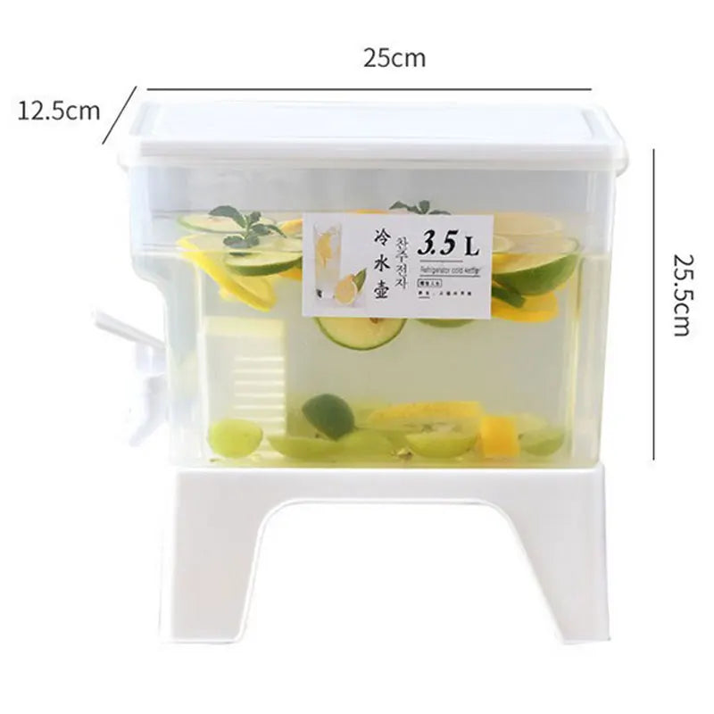 Beverage Dispenser Fruit Teapot Tank
Cold Water Jug With Water Tap
Refrigerator Plastic Kettle Pot
Cold Water Jug For Lemonade