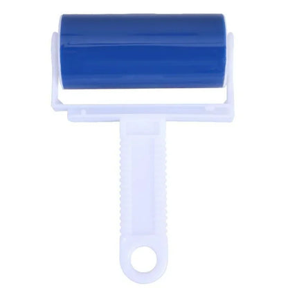 Blue Washable Dust Filter Drum Roll Portable Hair Removal Cleaner Brush