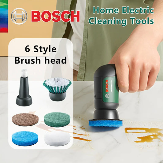 Bosch Cordless Electric Cleaning Brush Universal Brush 3.6 V USB Charging Home Bathroom Tiles Wash Tool Kitchen Stove Clean

Bosch Cordless Electric Cleaning Brush