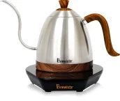 Brewista Electric Coffee Kettle
Gooseneck Wood
Pour Over Tea
Thermostatic Smart Digital Pot
600ml