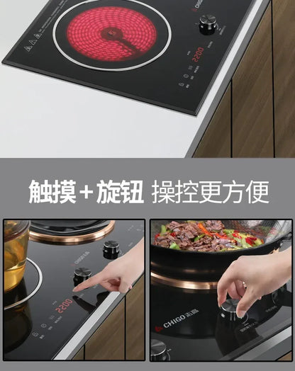 Chigo35A Double Stove Induction Cooktop 220v