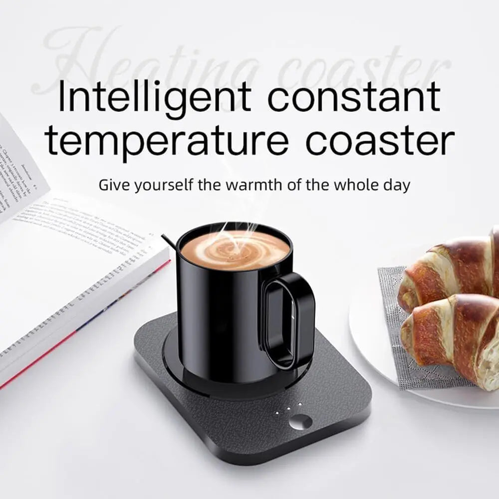 Coffee Mug Warmer Cup Heater USB Milk Tea Water Electric Heating Pad Thermostatic Coasters Cup Warmer Home Office Cup Heater