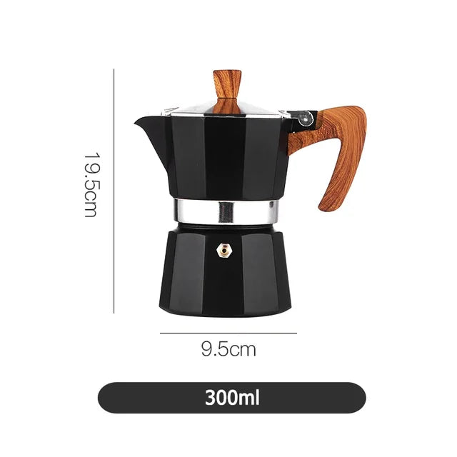 Moka Pot
Italian Coffee Machine
Espresso Aluminum
Geyser Coffee Maker
Kettle Latte Stove
Classic Coffeeware Filters