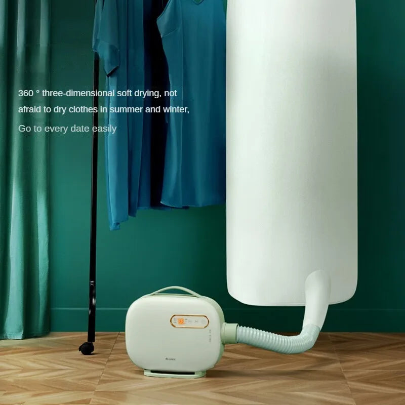 Compact GREE Clothes Dryer with Shoe Dryer Function for Small Spaces